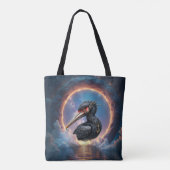 De Poortwachter – Fantasie vogel Tote Bag (Achterkant)