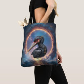 De Poortwachter – Fantasie vogel Tote Bag (Dichtbij)