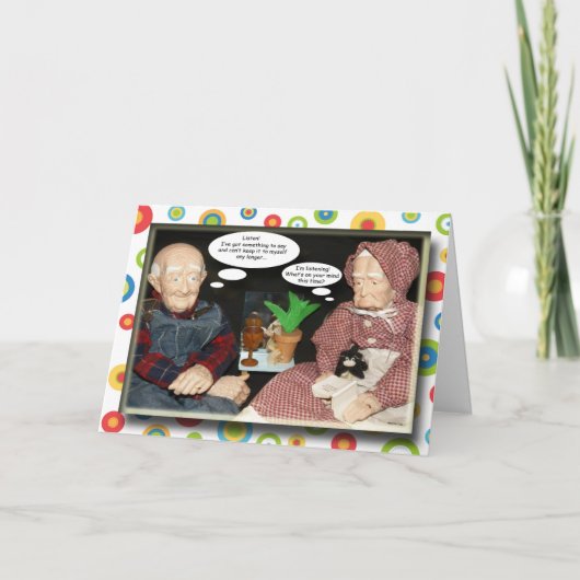 De poot en de Krop danken u Groet Bedankkaart (Voorkant)