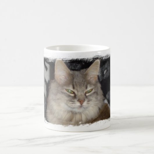 de poot van de kat koffiemok (Center)