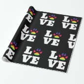 De poot van de regenboog cadeaupapier (Uitgerold)