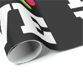 De poot van de regenboog cadeaupapier (Rol Hoek)