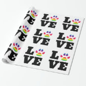 De poot van de regenboog cadeaupapier (Uitgerold)