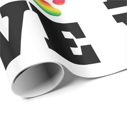 De poot van de regenboog cadeaupapier (Rol Hoek)