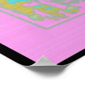 De Pop Art Abraham Lincoln en zijn kat "Dixie" Poster (Hoek)