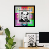 De Pop Art Charles Dickens Poster (Thuiskantoor)