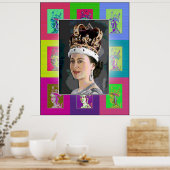 De Pop Art Coronation Poster (Keuken)