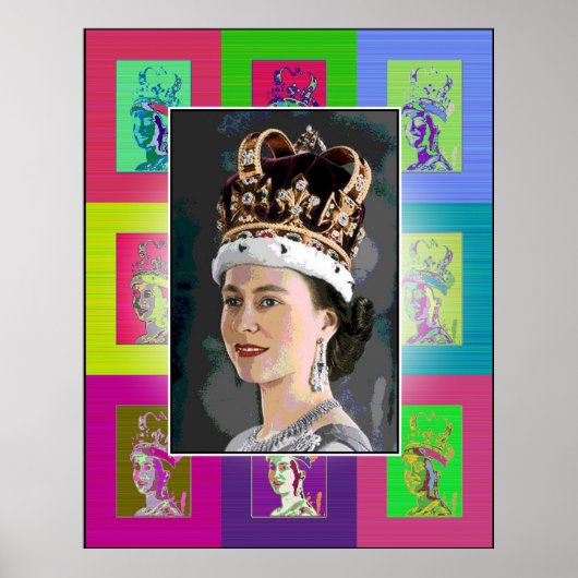 De Pop Art Coronation Poster (Voorkant)