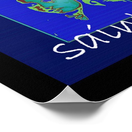 De Pop Art Saint Bernadette Poster (Hoek)