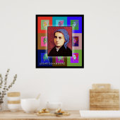 De Pop Art Saint Bernadette Poster (Keuken)