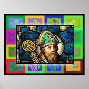De Pop Art Saint Patrick Poster