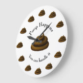 De "pop gebeurt u kunt het" tekst behandelen grote klok (Hoek)