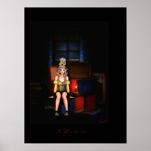 De pop op de zolder poster (Voorkant)
