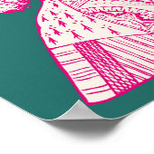 De Pop van de koningin van het hart Poster (Hoek)