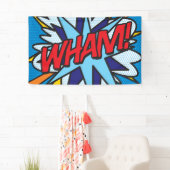 De Pop van het komische boek Art WHAM! Spandoek (Insitu)