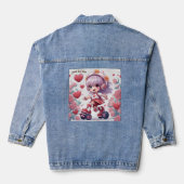 De popanime denim jacket (Achterkant)