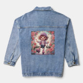 De popanime denim jacket (Achterkant)