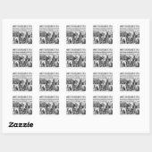 De Popish Damnable Vierkante Sticker (Vel)