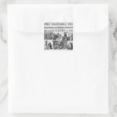 De Popish Damnable Vierkante Sticker (Tas)