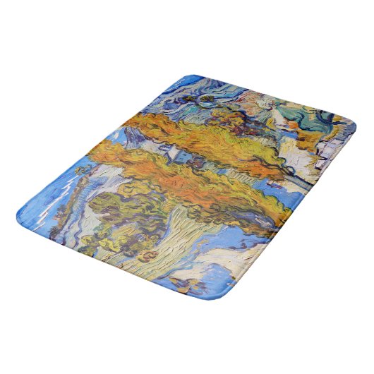 De poplars op Saint-Rémy, Van Gogh Badmat (Gekanteld)