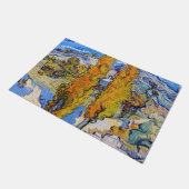 De poplars op Saint-Rémy, Van Gogh Deurmat (Schuin)