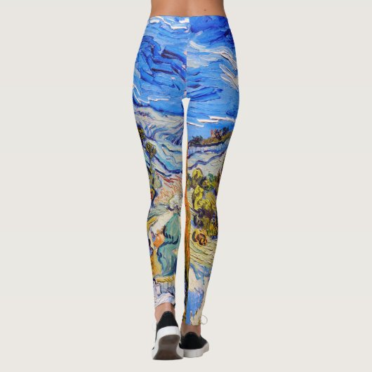 De poplars op Saint-Rémy, Van Gogh Leggings (Achterkant)
