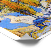 De poplars op Saint-Rémy, Van Gogh Poster (Hoek)