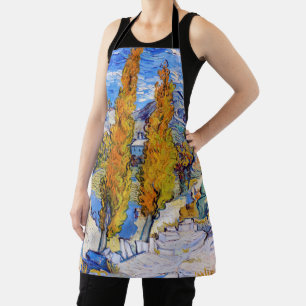 De poplars op Saint-Rémy, Van Gogh Schort