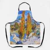 De poplars op Saint-Rémy, Van Gogh Schort (Voorkant)