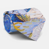 De poplars op Saint-Rémy, Van Gogh Stropdas (Opgerold)