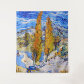 De poplars op Saint-Rémy, Van Gogh Wandkleed (Voorkant)