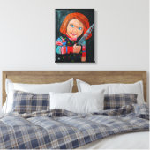 De poppen schilderij van Alfred Fox Canvas Afdruk (Insitu (Slaapkamer))