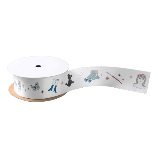 De poppenmaker's curiosa satijnen lint (Spoel)