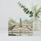 De Porcelain Tower van Nanking, bord 12 van 'Ent Briefkaart (Staand voorkant)