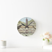 De Porcelain Tower van Nanking, bord 12 van 'Ent Ronde Klok (Huis)