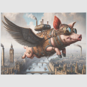 De Porcine Aviator Tissuepapier
