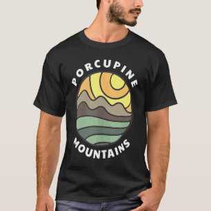 De Porkies Stekelvarken Bergen Michigan Vakantie T-shirt