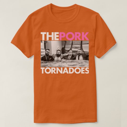 DE PORKTORNADOS T-SHIRT (Design voorkant)