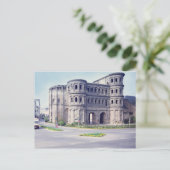 De Porta Nigra, vierde eeuw Briefkaart (Staand voorkant)