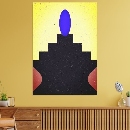 De Portaal Canvas Afdruk (Insitu (Woonkamer))