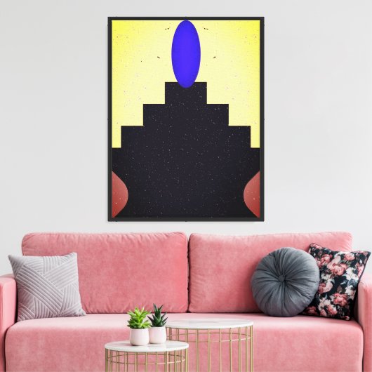 De Portaal Canvas Afdruk (Insitu (Woonkamer))