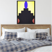De Portaal Canvas Afdruk (Insitu (Slaapkamer))