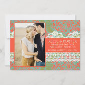 DE PORTER bewaart de datum/fotoaankondiging Save The Date (Voorkant)