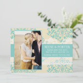 DE PORTER bewaart de datum/fotoaankondiging Save The Date (Staand voorkant)