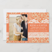 DE PORTER slaat de datum/fotoaankondiging op Save The Date (Voorkant)