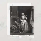 De portier briefkaart (Voorkant / Achterkant)