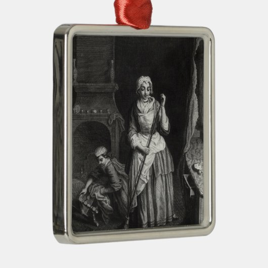 De portier metalen ornament (Rechts)