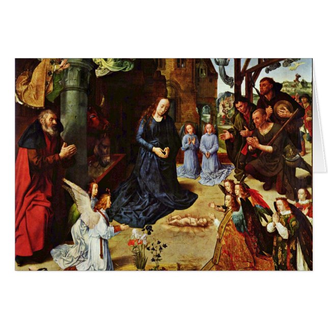De Portinari Tryptich (middenpaneel) van Goes Hugo (Voorkant Horizontaal)