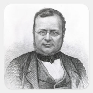 De portretten van de Zaal van de Tekening van in h Vierkante Sticker