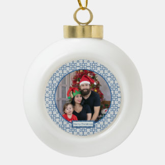 De Portugees Familiefoto met tegels lijst Keramische Bal Ornament
